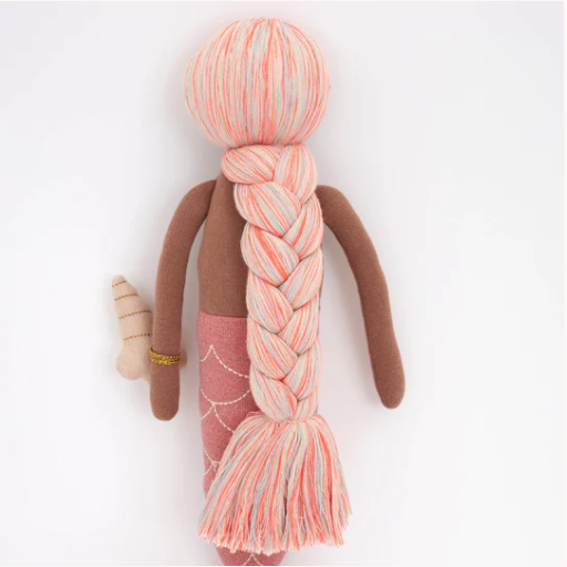 Pink Knitted Mermaid