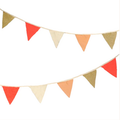 Pink Knitted Flag Garland