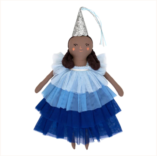 Blue Ruffle Princess Doll