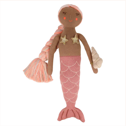Pink Knitted Mermaid