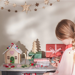 Wooden Embroidery Gingerbread House