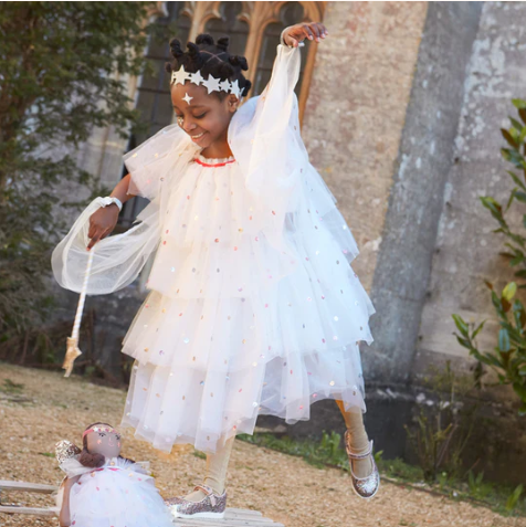 Sequin Tulle Angel Costume 3-4 years