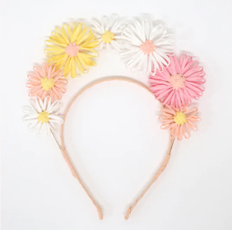 Raffia Flower Headband