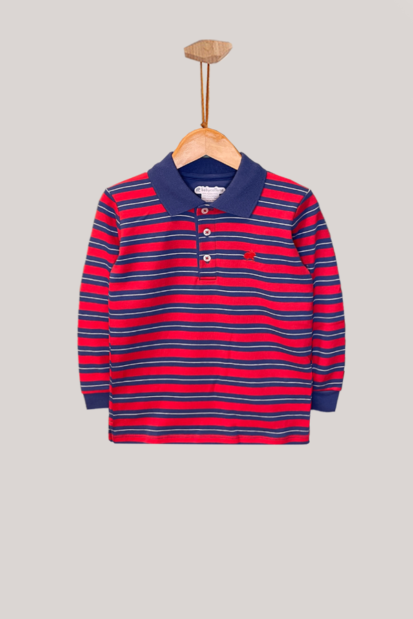 T-SHIRT WITH POLO WILLIAM RAY ML RED