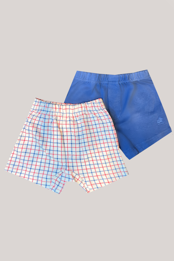 BOXER MATTHEW SET X 2 BCO/BLUE