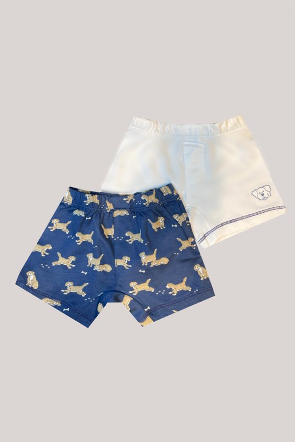 BOXER WINTERTIME SET X 2 BCO/BLUE