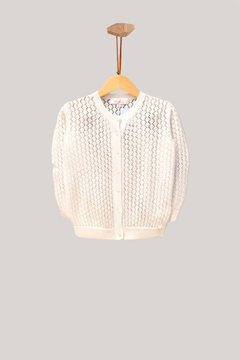 Cardigan Desaguado Bianca/Chompa Blanco