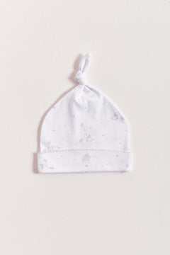 Gorro Celine & Bernie Pima Bco Rosa