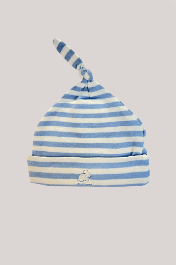 HAT W/KNOT PLAYTIME RAY SKY BLUE