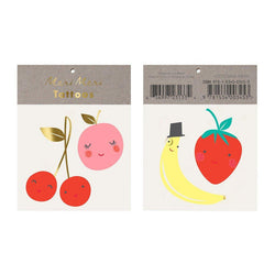 Happy Fruit Small Tattoos