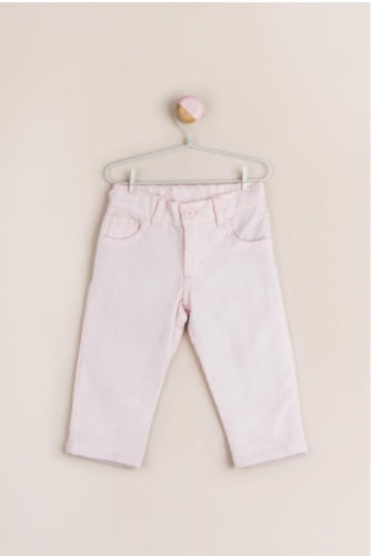 PANTALON BEBE CORDEROY ROSA