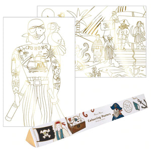 Pirate Coloring Posters