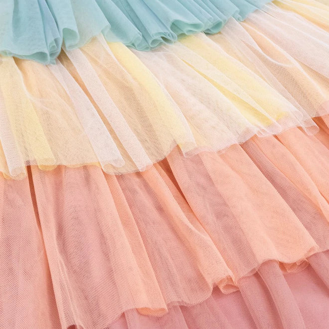 Rainbow Ruffle Princess Dress Up 3-4 years