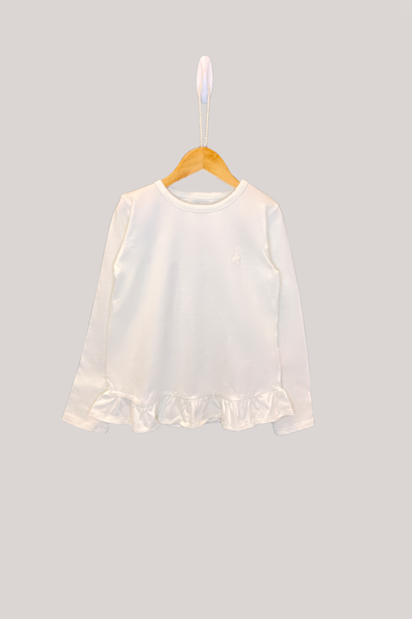 T-Shirt Ml Bianca Pima Colors Off White