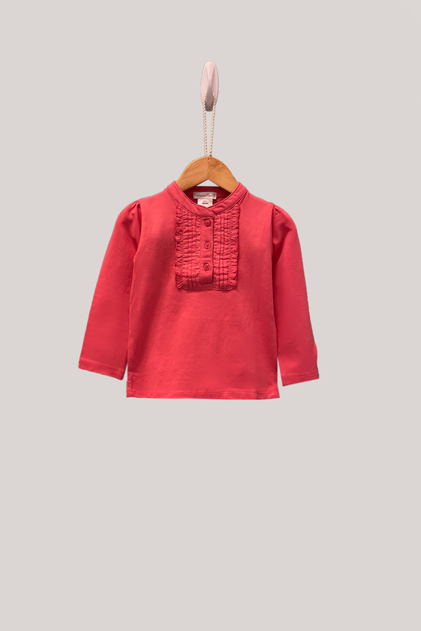 T-Shirt Ml Emma Pima Colors Rosa Azalea