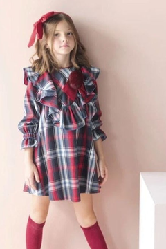 Vestido Volantes Cuadros