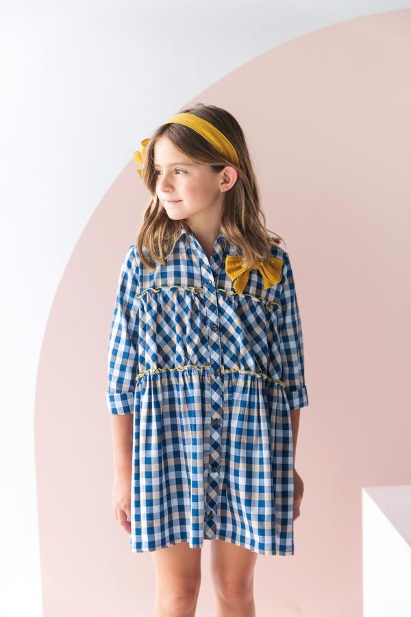 Checked Shirt Dress