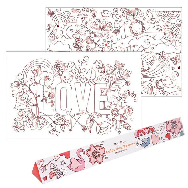 Valentine’s Coloring Posters