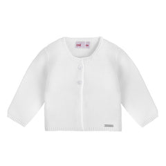 Chaqueta Larga Punto Blanco
