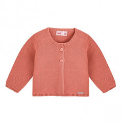 Chaqueta Larga Punto Terracota