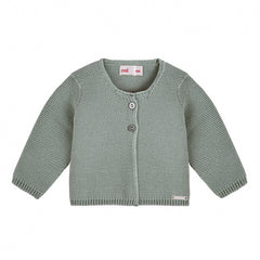 Chaqueta Larga Punto Verde Seco