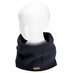 Cuello Bufanda Kids Punto Bobo Marino